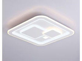  Настенно-потолочный светодиодный светильник с пультом FA7712 WH белый 3000K-6400K 99W 480*480*60 (ПДУ РАДИО 2.4G)