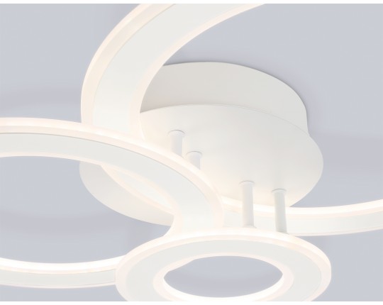  Потолочный светодиодный светильник с пультом FA861 WH белый 71W 540*470*105 (ПДУ РАДИО 2.4)