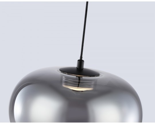  Подвесной светодиодный светильник LH11082 BK/SM черный/дымчатый 4W 3000K D180*130