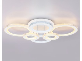  Потолочный светодиодный светильник с пультом FA8874/4+2 WH белый 3000K-6400K 76W 800*570*165 (ПДУ ИК)