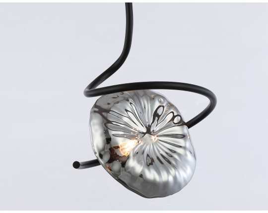  Подвесной светильник LH15001 BK/SM черный/дымчатый G9 max 40W D190*1400