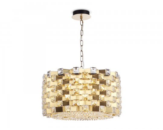  Подвесная люстра с хрусталем LH41003/12 BS/CL латунь/прозрачный E14*12 max 40W D540*290