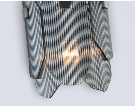  Настенный светильник LH31207/2 SN/SM сатин никель/дымчатый E14*2 max 40W 220*150*270