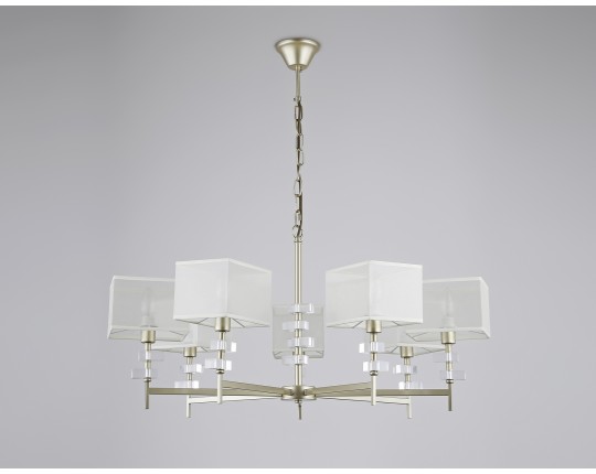  Подвесная люстра с абажурами LH71332/7 CGD золото E14/7 max 40W D*860*850