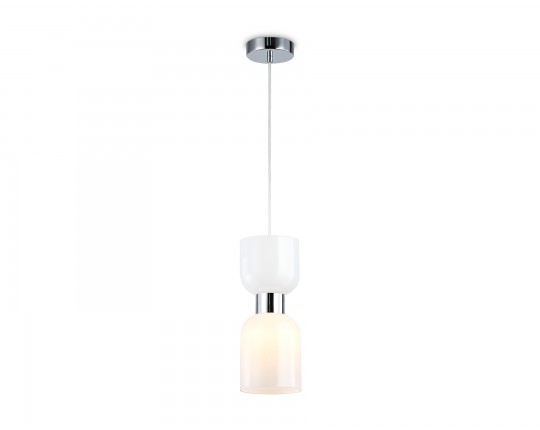  Подвесной светильник LH56081 СH/FR хром/белый матовый E14 max 60W D120*1500