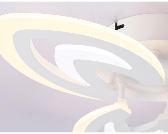  Потолочный светодиодный светильник с пультом FA4545/3 WH белый 3000K-6400K 38W 425*385*75 (ПДУ ИК)