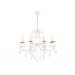  Подвесная люстра с хрусталем TR4917/8 WH/GD белый/золото E14/8 max 40W D740*930