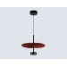  Подвесной светодиодный светильник LH72613 BK/RD черный/красный 6W 3000K D300*260-1770