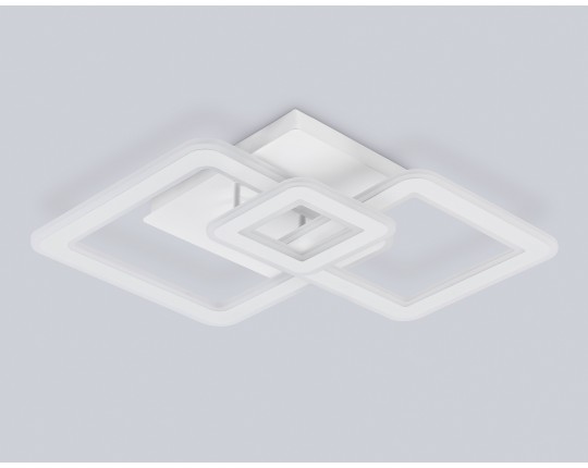  Потолочный светодиодный светильник с пультом FA862 WH белый 79W 505*470*95 (ПДУ РАДИО 2.4)