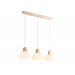  Подвесной светильник со сменной лампой TR83135/3 LW/FR светлое дерево/белый матовый E27/3 max 40W 640*180*1040