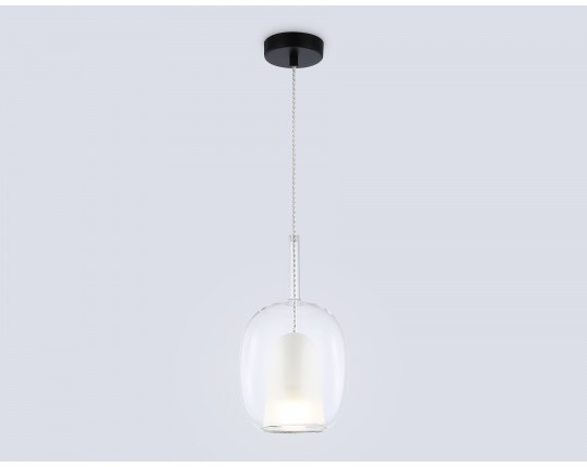  Подвесной светильник LH11121 BK/WH/CL черный/белый/прозрачный E27 max 60W D175*310