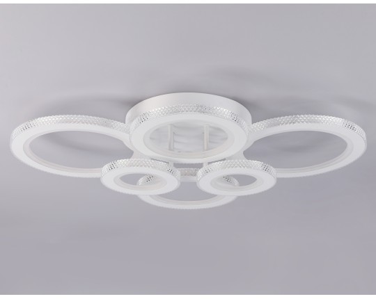  Потолочный светодиодный светильник с пультом FA8874/4+2 WH белый 3000K-6400K 76W 800*570*165 (ПДУ ИК)