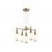  Подвесная люстра LH55276/5 BS/FR латунь/белый матовый E14*5 max 40W D520*1390