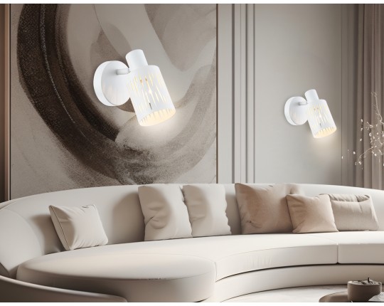  Настенно-потолочный спот в стиле лофт TR8663 WH белый E14 max 60W 180*100*150