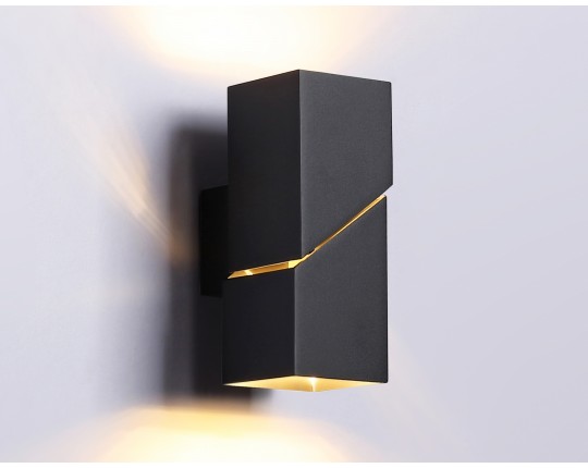  Настенный светильник со сменной лампой FW2475 BK черный G9 max 40W 155*60*90