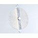  Подвесной светодиодный светильник LH31145 СH/CL хром/прозрачный 13W 3000K 280*60*350