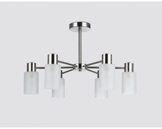  Подвесной светильник TR9572/6 SN сатин E14*6 max 40W 620*620*385