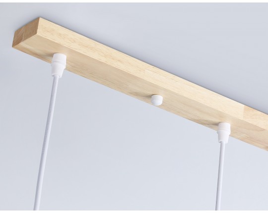  Подвесной светильник со сменной лампой TR83135/3 LW/FR светлое дерево/белый матовый E27/3 max 40W 640*180*1040