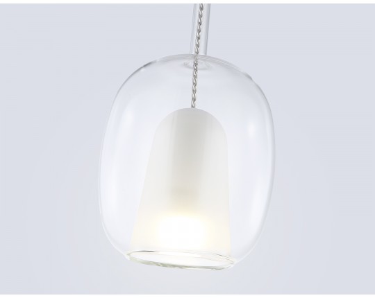  Подвесной светильник LH11121 BK/WH/CL черный/белый/прозрачный E27 max 60W D175*310