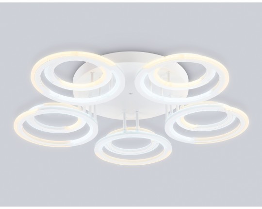  Светильник светодиодный потолочный FA8944/5+5 WH белый 132W 3000-6000K D735*115 (ПДУ ИК)