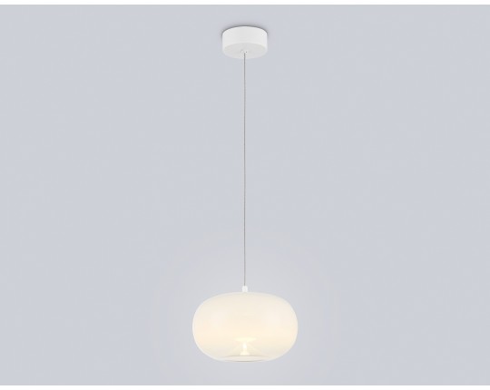  Подвесной светодиодный светильник LH11081 WH/FR белый/белый матовый 4W 3000K D180*130