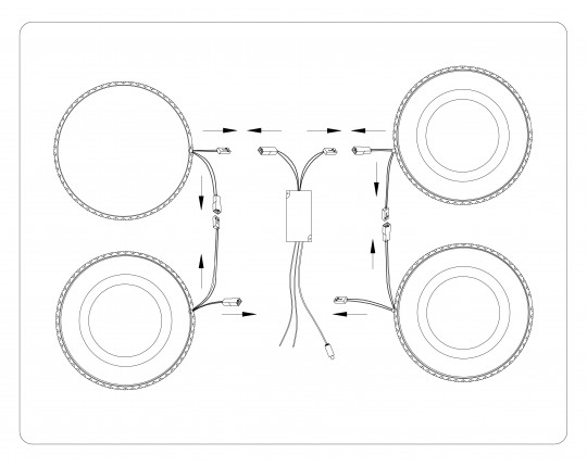  Потолочный светодиодный светильник с пультом FA8866/3 WH белый 3000K-6400K 38W 390*360*80 (ПДУ ИК)