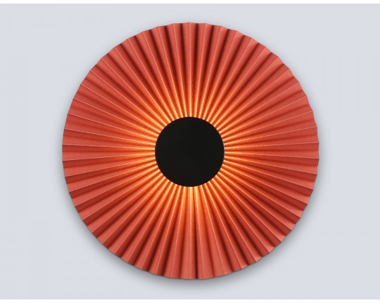  Настенный светодиодный светильник LH72653 BK/RD черный/красный 6W 3000K D300*100