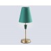  Настольная лампа с абажуром LH75057 BS/GN латунь/зеленый E14 max 40W D180*460