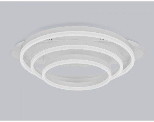  Потолочный светодиодный светильник с пультом FA8522 WH белый 146W 3000K-6400K+RGB 560*500*150 (ПДУ РАДИО 2.4G)