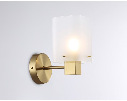  Настенный светильник LH57035 BS/SM латунь/дымчатый E14 max 40W 195*110*185