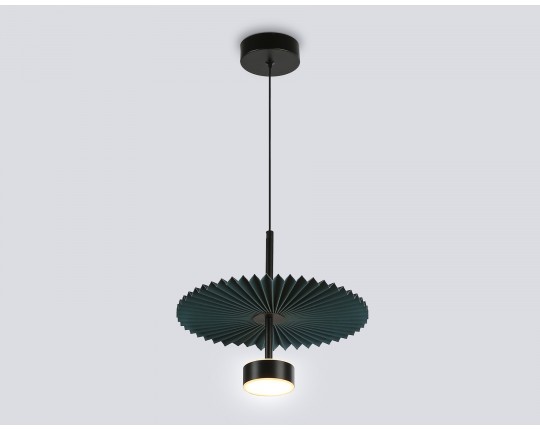  Подвесной светодиодный светильник LH72605 BK/DB черный/синий 6W 3000K D300*260-1770