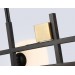  Светильник на штанге LH51017/7 BK/BS/FR черный/латунь/белый матовый G9*7 max 28W 1100*240*300