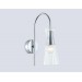  Настенный светильник LH55655 СH/CL хром/прозрачный E14 max 40W 220*90*300