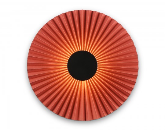  Настенный светодиодный светильник LH72653 BK/RD черный/красный 6W 3000K D300*100