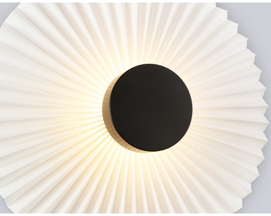  Настенный светодиодный светильник LH72641 BK/WH черный/белый 6W 3000K D300*100