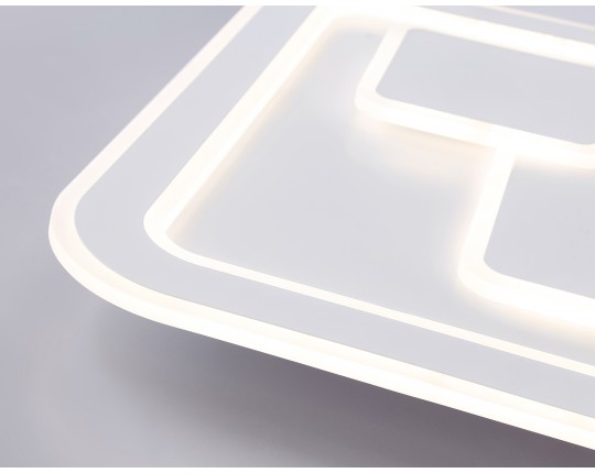  Настенно-потолочный светодиодный светильник с пультом FA7712 WH белый 3000K-6400K 99W 480*480*60 (ПДУ РАДИО 2.4G)