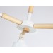  Подвесная люстра TR82204/3 WH/LW белый/светлое дерево E27/3 max 40W D560*430