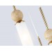  Подвесной светильник LH53257/3 BS/FR латунь/белый матовый E14*3 max 40W D230*1000
