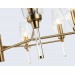  Люстра на штанге LH55202/8 BS/CL латунь/прозрачный E14*8 max 40W D800*520