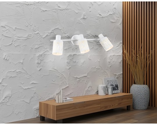  Настенно-потолочный спот в стиле лофт TR8665/3 WH белый E14/3 max 60W 560*100*190