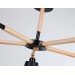  Подвесная люстра TR82211/5 BK/LW черный/светлое дерево E27/5 max 40W D780*430