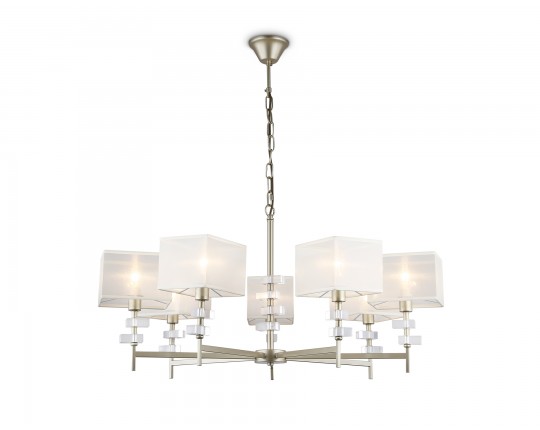  Подвесная люстра с абажурами LH71332/7 CGD золото E14/7 max 40W D*860*850