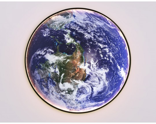  Настенно-потолочный светодиодный светильник FW11136 BK черный 50W LED 3000-6400K D800*38