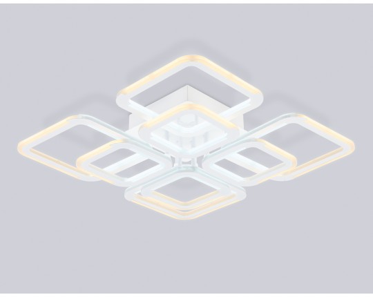  Светильник светодиодный потолочный FA8950/4+4 WH белый 101W 3000-6000K 540*540*120 (ПДУ ИК)