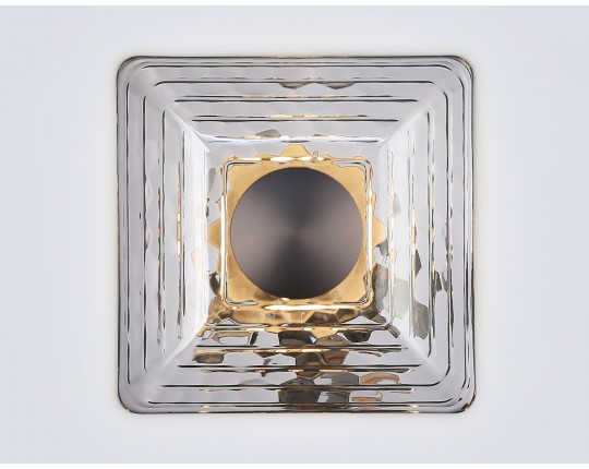  Настенный светодиодный светильник LH31037 GR/SM серый/дымчатый 6W 3000K 150*150*85