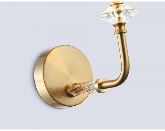  Настенный светильник с абажуром LH71506 BS/FR латунь/белый матовый E14 max 40W 230*120*310