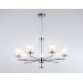  Подвесная люстра LH56003/7 СH/FR хром/белый матовый E14*7 max 40W D790*1260