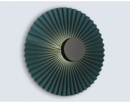  Настенный светодиодный светильник LH72645 BK/DB черный/синий 6W 3000K D300*100