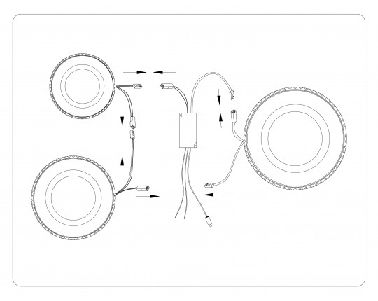  Потолочный светодиодный светильник с пультом FA8867/3 WH белый 3000K-6400K 38W 470*380*170 (ПДУ ИК)