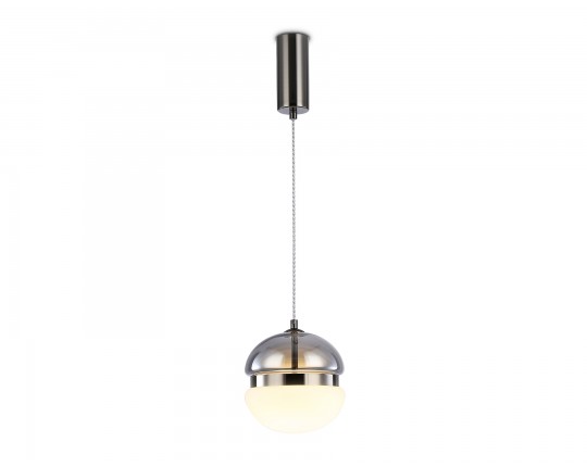  Подвесной светодиодный светильник LH11003 SM/FR дымчатый/белый матовый 20W 3000K D180*200